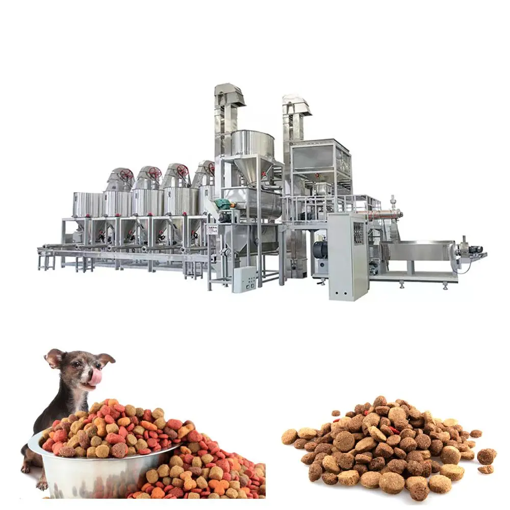 Pet Food Pellet Making Machine Electric Multi Function for Dog Cat Fish Floating Feed Production