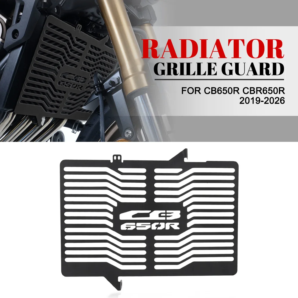 

For HONDA CB650R CBR650R 2019-2025-2026 Motorcycle Radiator Cylinder Head Engine Guard Complete Set Grille Cover CB650F CBR650F