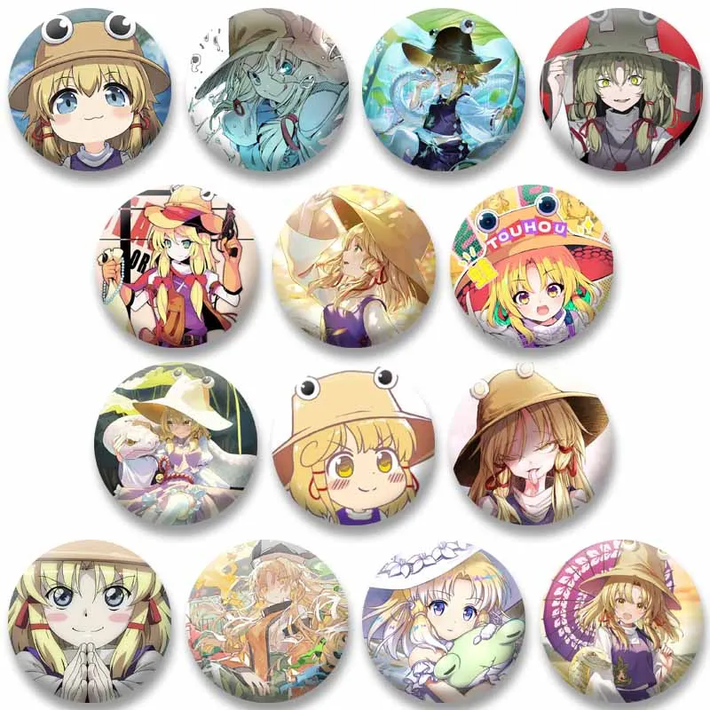 Cute Game Character Suwako Moriya Enamel Pins Touhou Project Anime Brooch Cartoon Role Badge Bag Clothes Jewelry Accessory Gifts