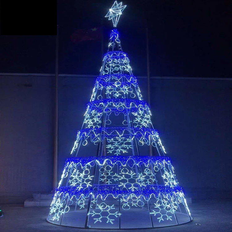 Personalizado grande LED Luminous Christmas Tree Modeling Lights, decoração do feriado