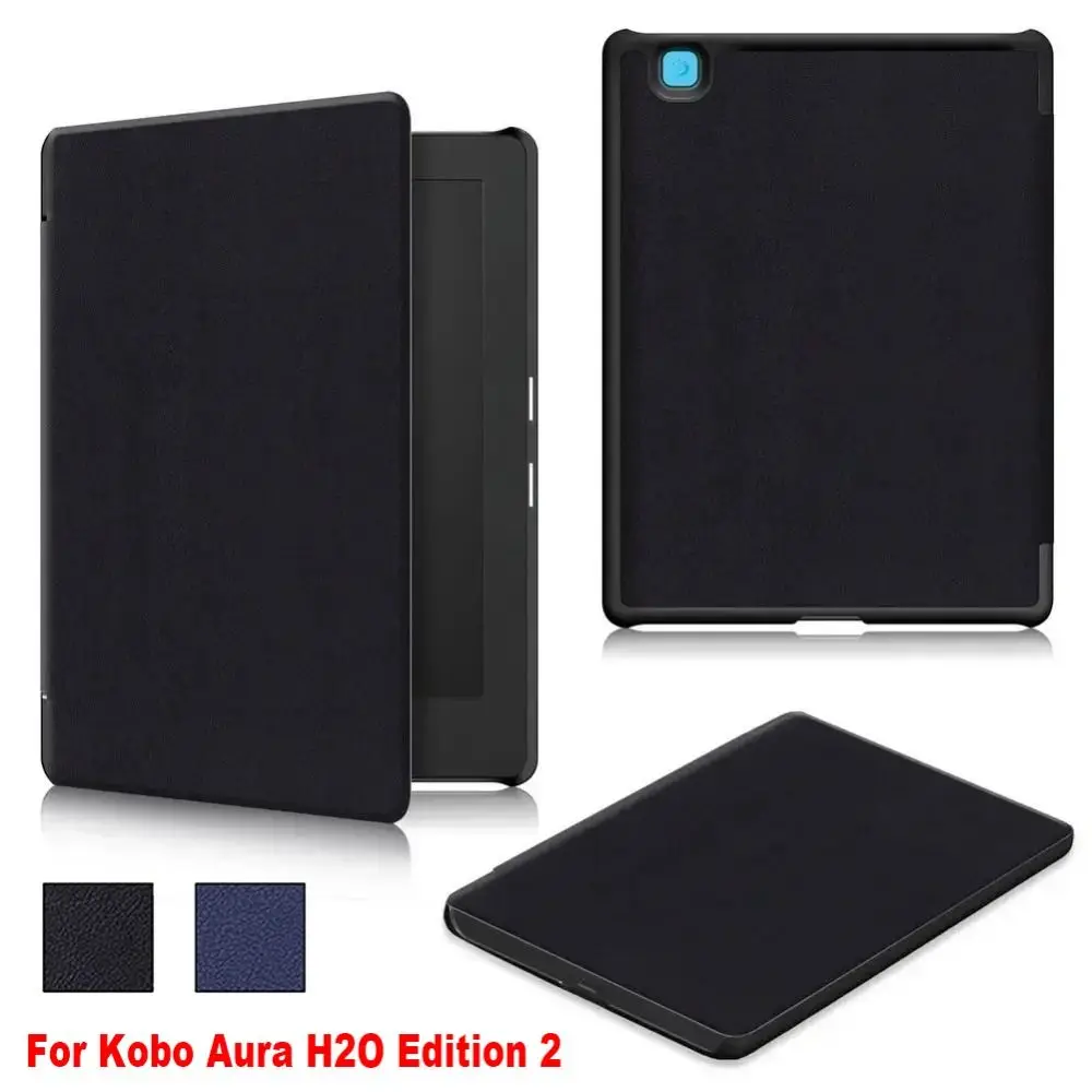 For Kobo Aura H2O Edition 2 Smart Case 6.8 inch eReader Cover Ultra Slim PU Leather Funda Auto Wake/Sleep Protective Shell