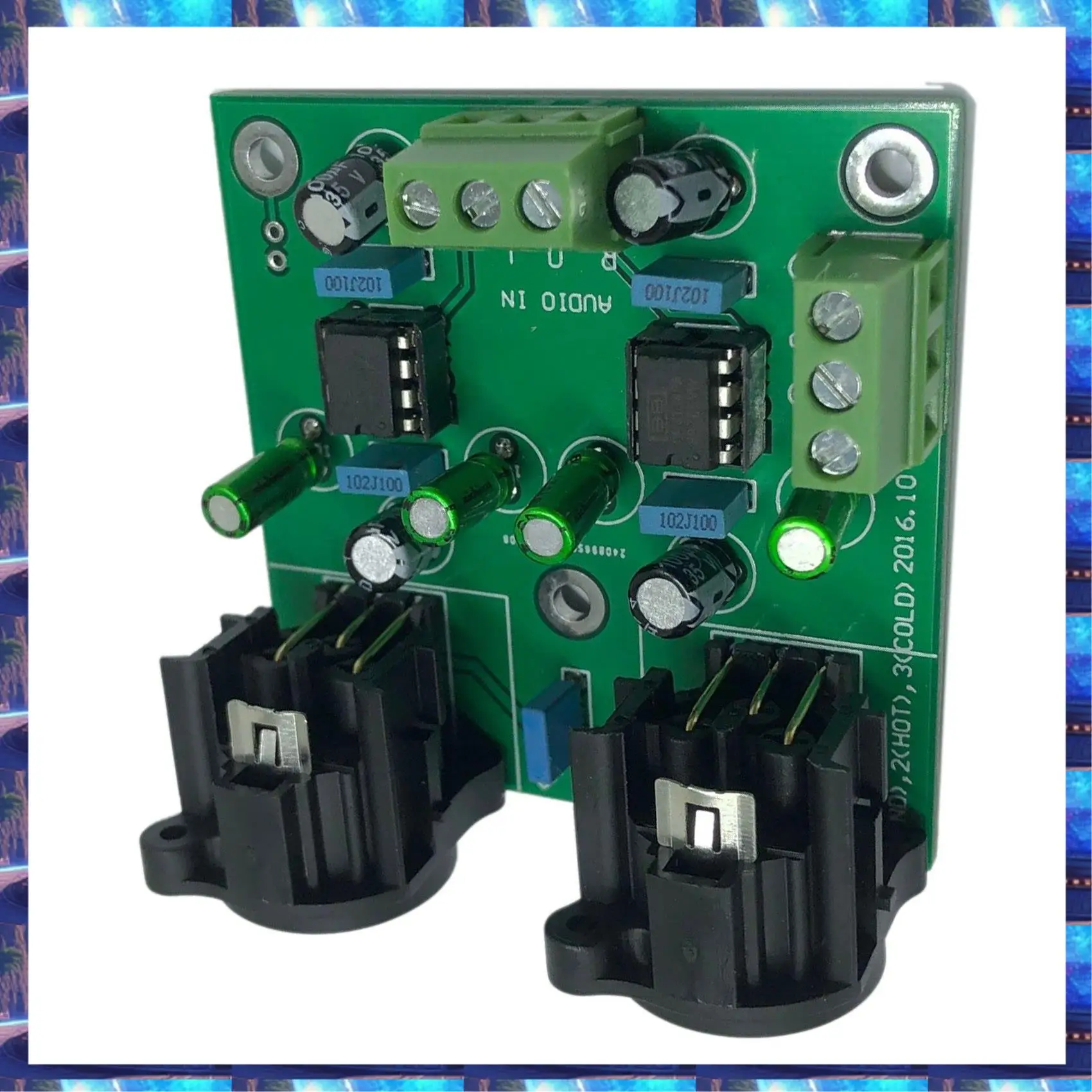 2025 เครื่องขยายเสียง Dual Channel,DRV134PA Dual Channel Single-Ended Conversion Balance Board สําหรับ Front-End Output Balance,เครื่องขยายเสียง D