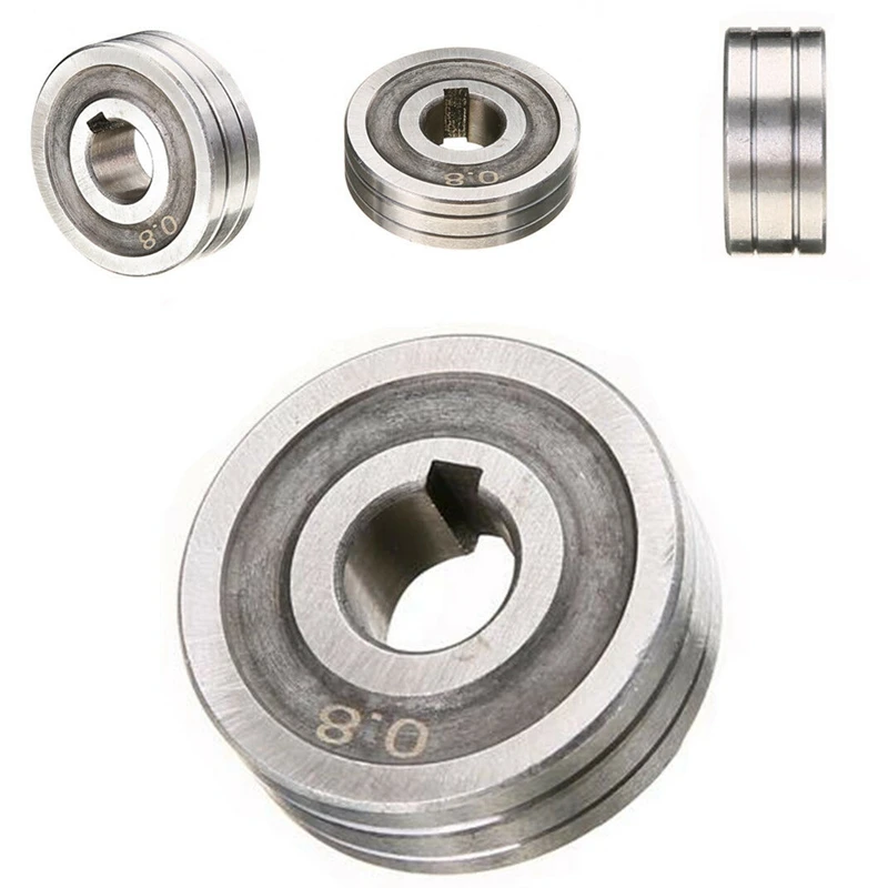 High Precision Fio Feed Roda, Soldador Mig Roda Wire Drive, 0.6X0.8