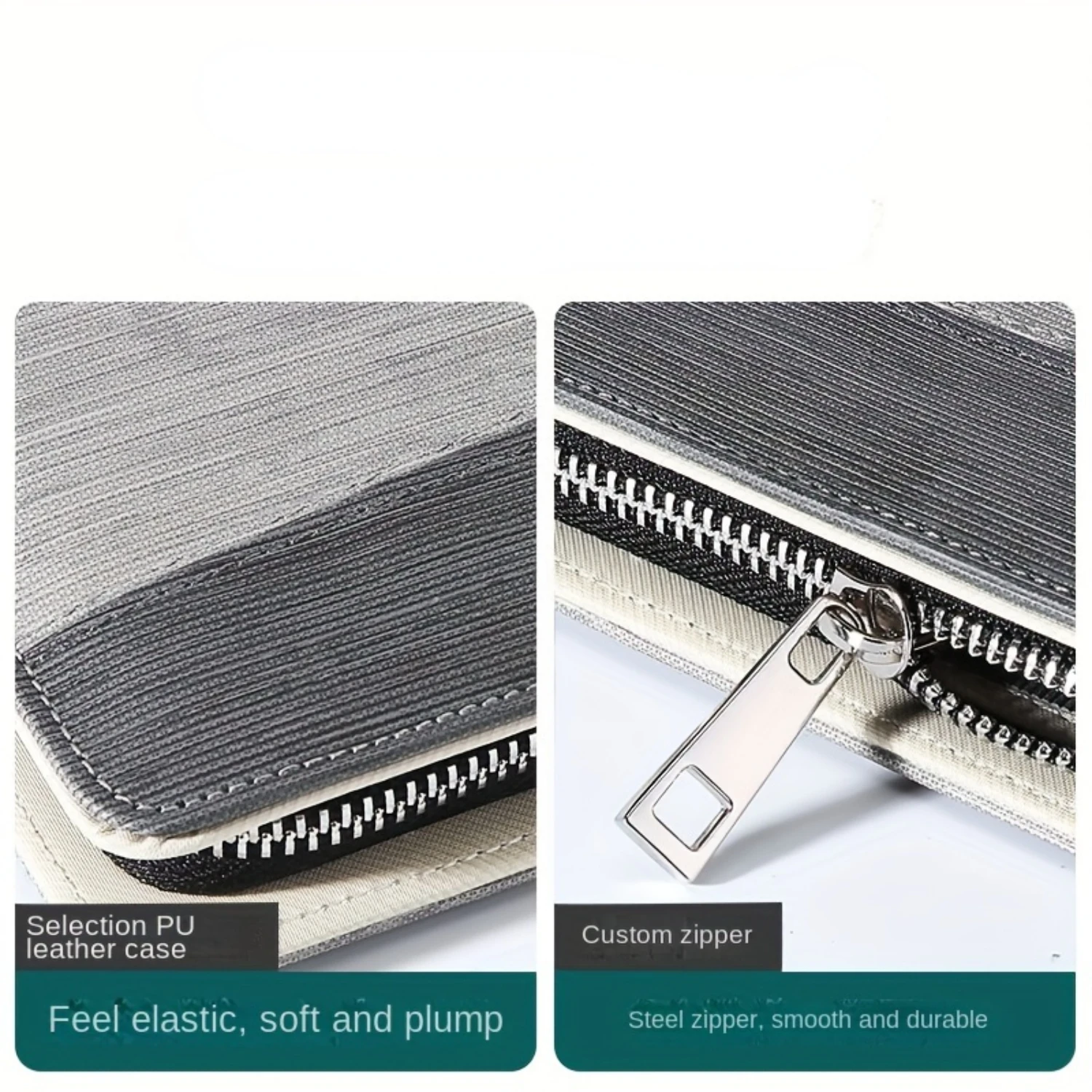 Set,  Nail & Toenail Clippers, Splash-proof Nail Scissors, Grooming Tools, Classic Style, PU Leather Case With Durable Zipper