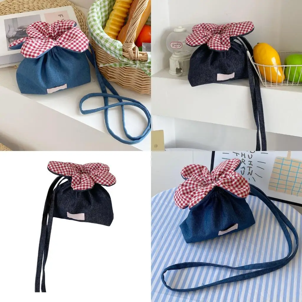 X90D Jeans Crossbody Bag Secure Closure Lightweight Design for Professionals