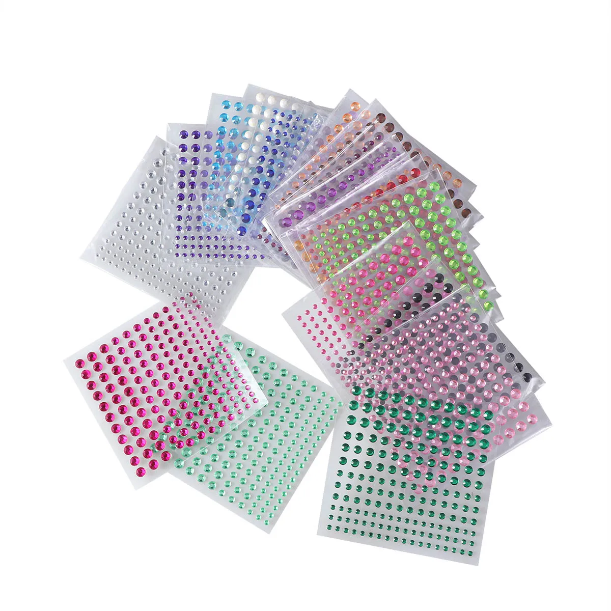 

Rhinestone Stickers Crystal Self Adhesive DIY Decorative Stickers for Face Body Nails Wedding Party Scrapbook
