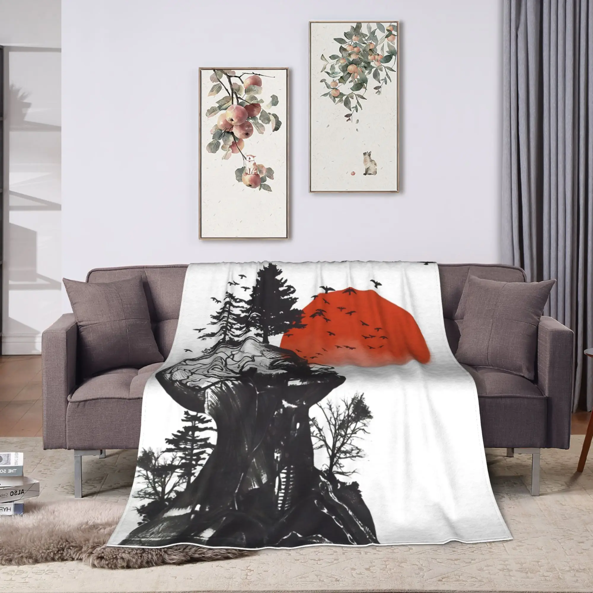 Super Soft Blankets Students Picnic Alan Hangover Throw Blanket  Flannel Bedspread For Couch Bed Aesthetic Sofa Bed Cover
