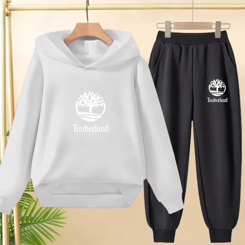 2026 Neues Kinder-Sport-Kapuzen-Sweatshirt-Set – Modisches und trendiges Marken-Set für Jungen und Mädchen von 3 bis 13 Jahren – Oberteil + Unterteil – Detail 18