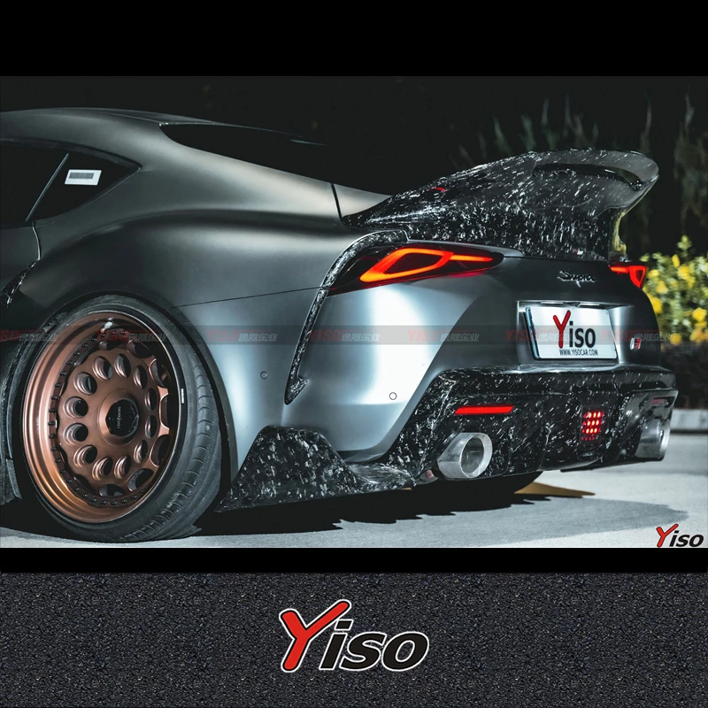 FOR TOYOTA SUPRA A90 Modified Carbon fiber YISO V2 WING Aerodynamic kit