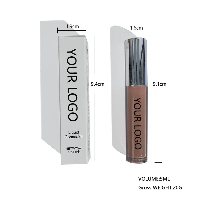 Private Label 8 colori Liquid Face Concealer Cream Waterproof Full Coverage Long Lasting Face Smooth Moisturizing Makeup