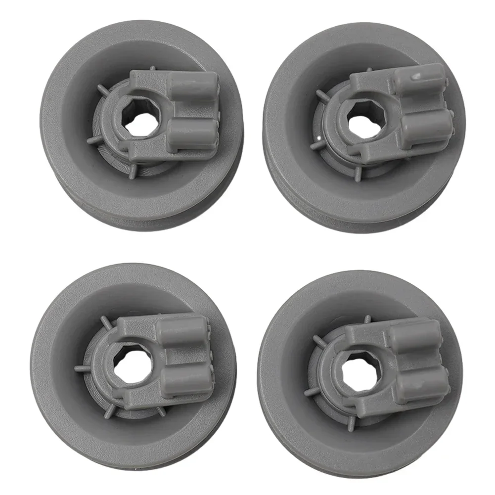 4 Upper Basket Wheels 611666 For Neff S41E50B0GB/01 S41E50B0GB/02 For Bosch SBV50E10GB/01 For Siemens SC76M530GB/01 Etc.