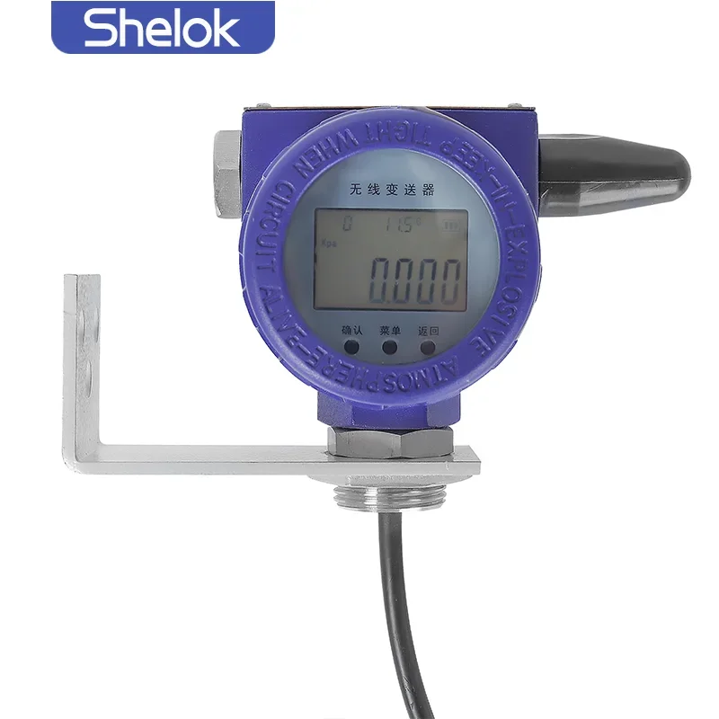 Shelok High Accuracy 4G NB-IoT Tank Wireless Water Level Iot Smart Levels Monitoring Gauge Meters Wireless Liquid Level Sensor