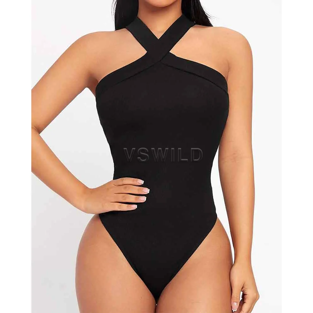 

One-fit Sweater Skirt Sleeveless Vest One-suit Women's Solid Color Base Shirt Hot Girls Slim-fit Slim Triangle One-suit