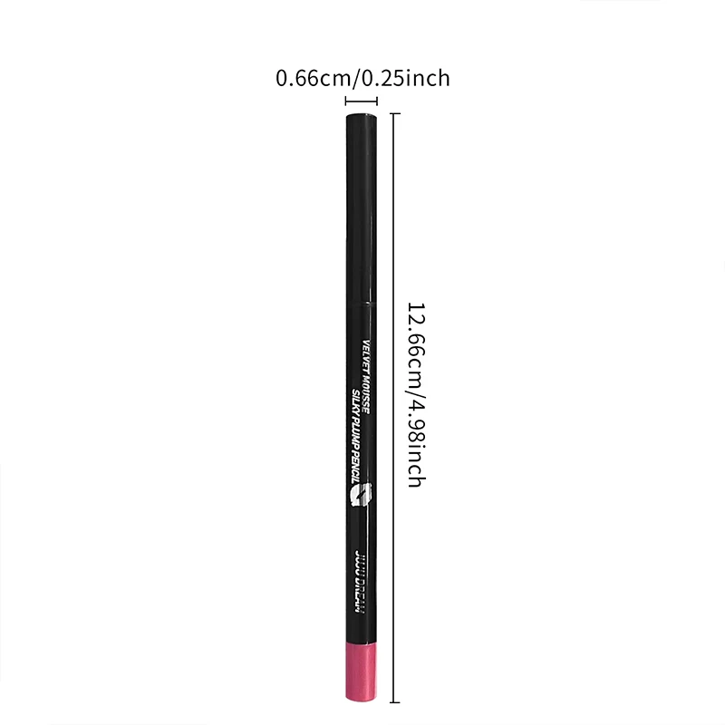 5 สี Nude Velvet Matte ลิปสติก Long Lasting Waterproof Color Rendering Non-stick Cup Lip Glaze Lips Liner ดินสอเครื่องสําอาง