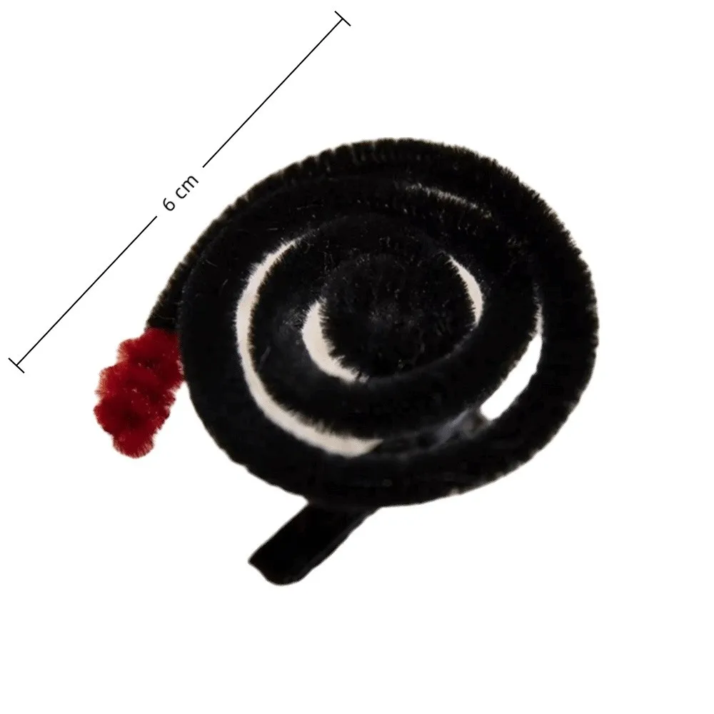 لطيف مقلد البعوض دبوس الشعر لينة قلادة صغيرة ألعاب من القطيفة مضحك الحشرات الربيع دبوس الشعر نكتة الدعائم