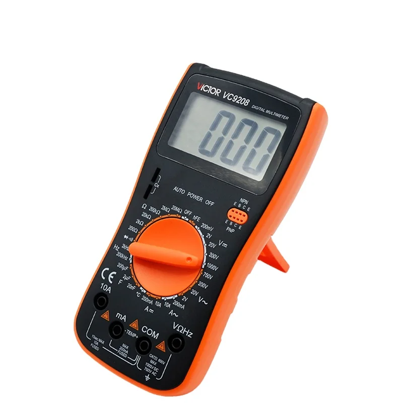 

VICTOR VC9208 Mini Dmm Multimeter with Continuity test Low Voltage Display