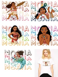 Disney Princess Moana patches thermocollant vinyl stickers Ironing applications