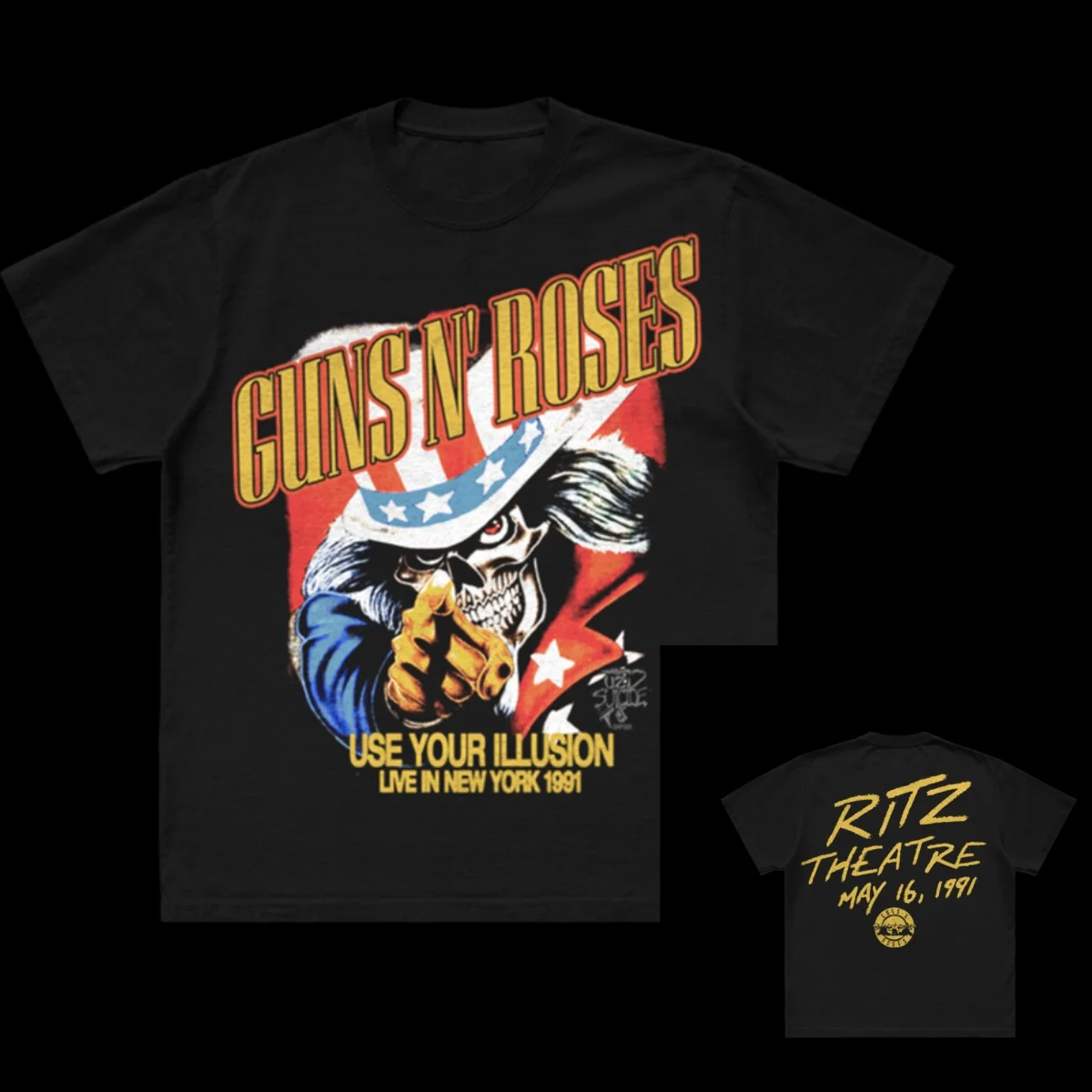Shadow of Your Love Guns N' Roses Band T-Shirt Cotton Graphic Tee Men Women Summer Streetwear