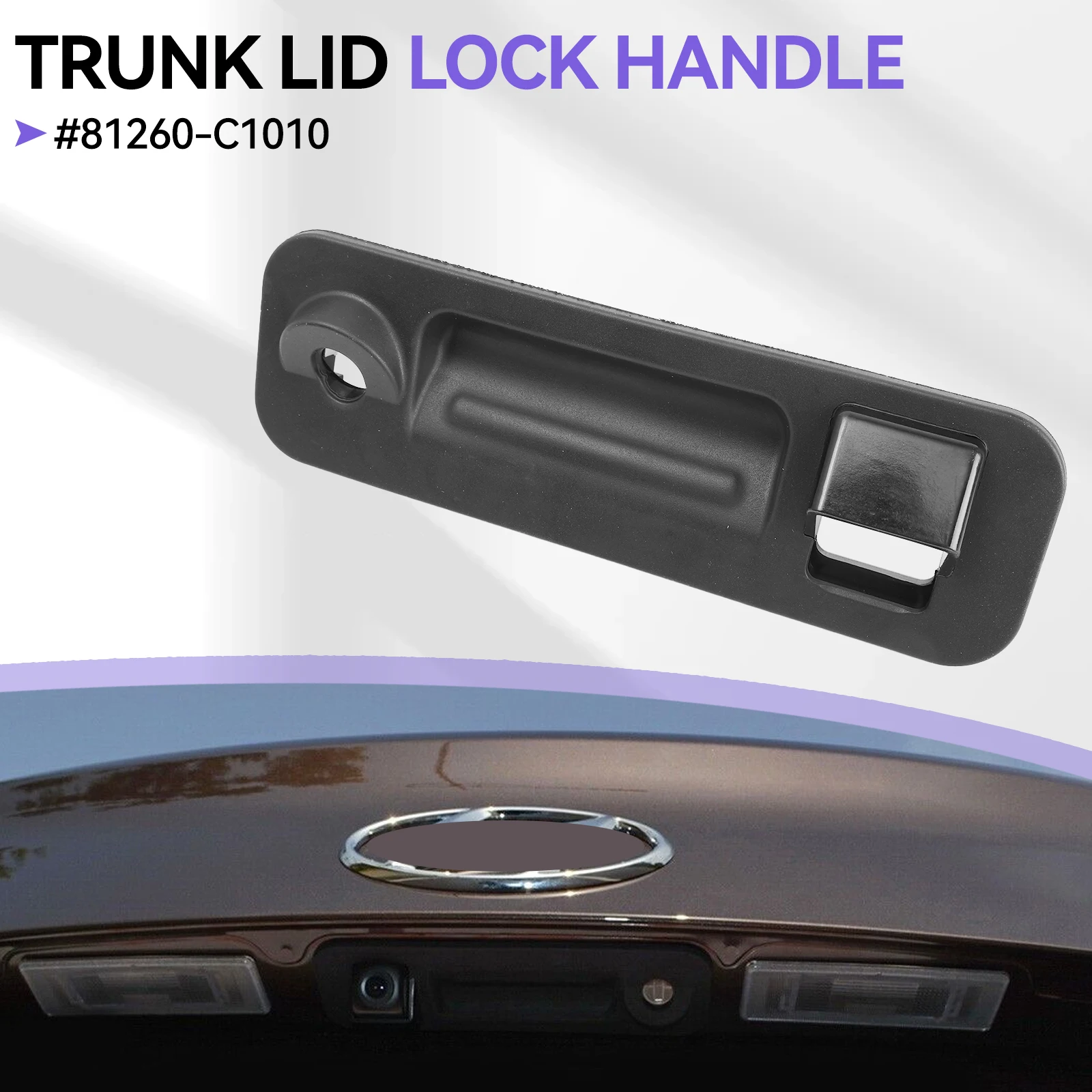 Car OutsideTrunk Switch Rear Trunk Lid Tailgate Opening Button For Hyundai Sonata LF 2015 2016 2017 81260-C1010 Auto Accessories