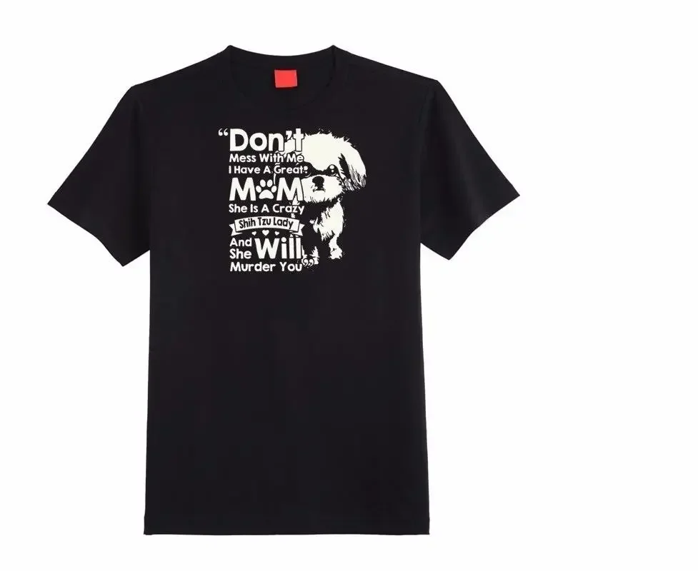 Newest 2018 Men T-Shirt Fashion Shih Tzu T Shirt Size S/ M/ L/ XL/ XXL O Neck Tee Shirt Short Sleeve