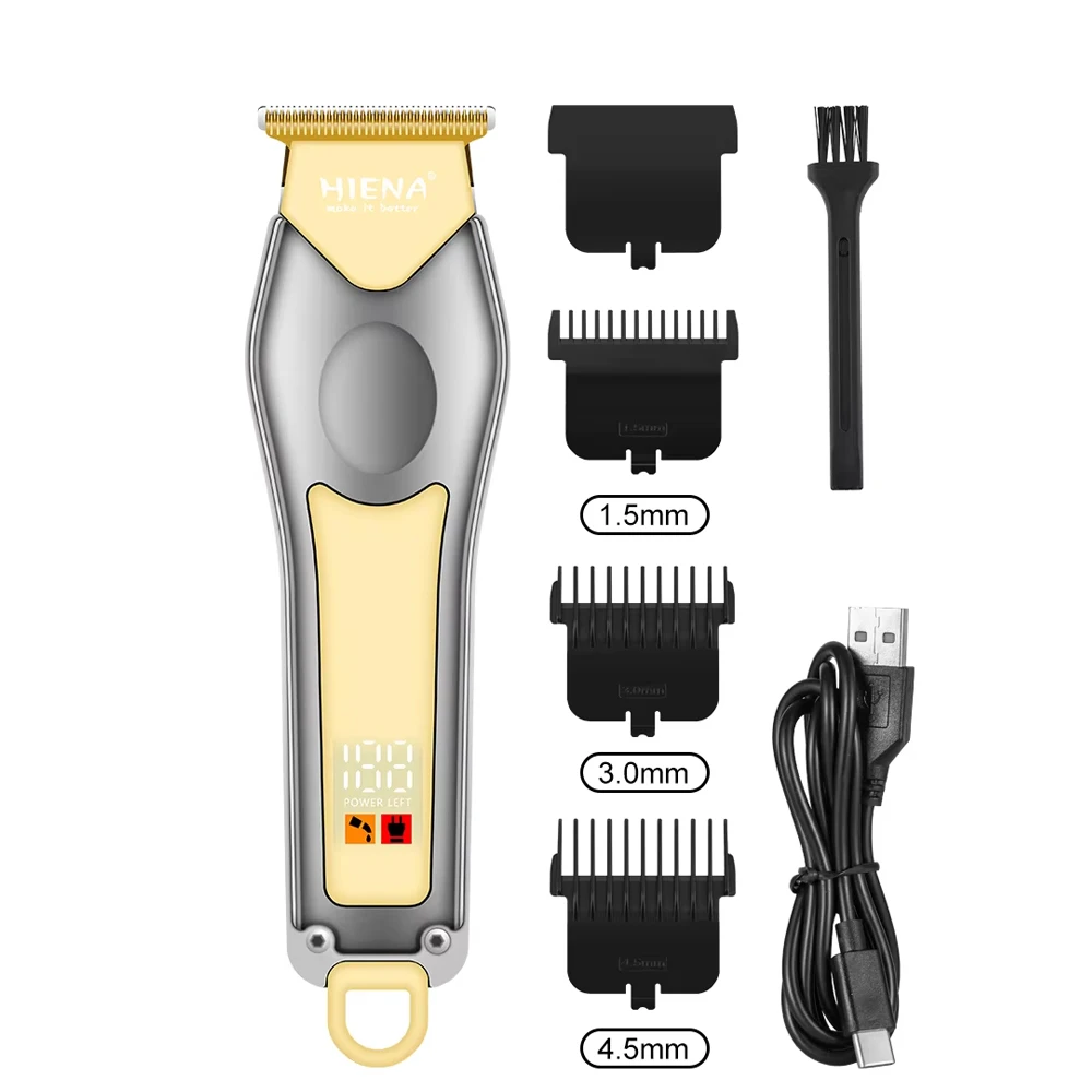 

Professional Brushless Motor Hair Clipper, Stylist-Grade, Rechargeable Cordless Electric Grading Clipper