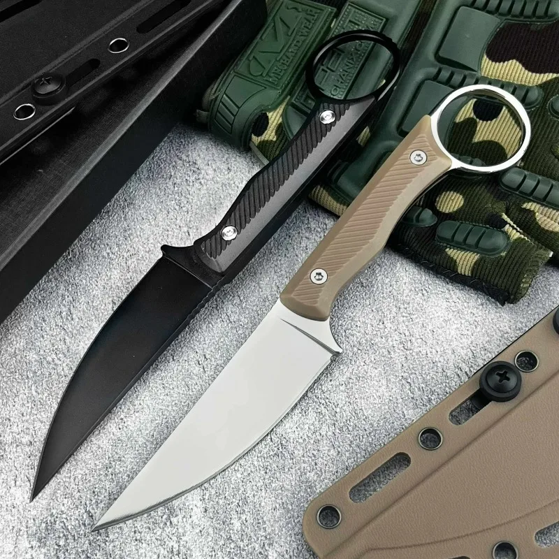 

New MKC High Hardness Fixed Blade Knife 8Cr13Mov Blade with Sheath edc multitool knives utility kitchen cutting outdoor knife