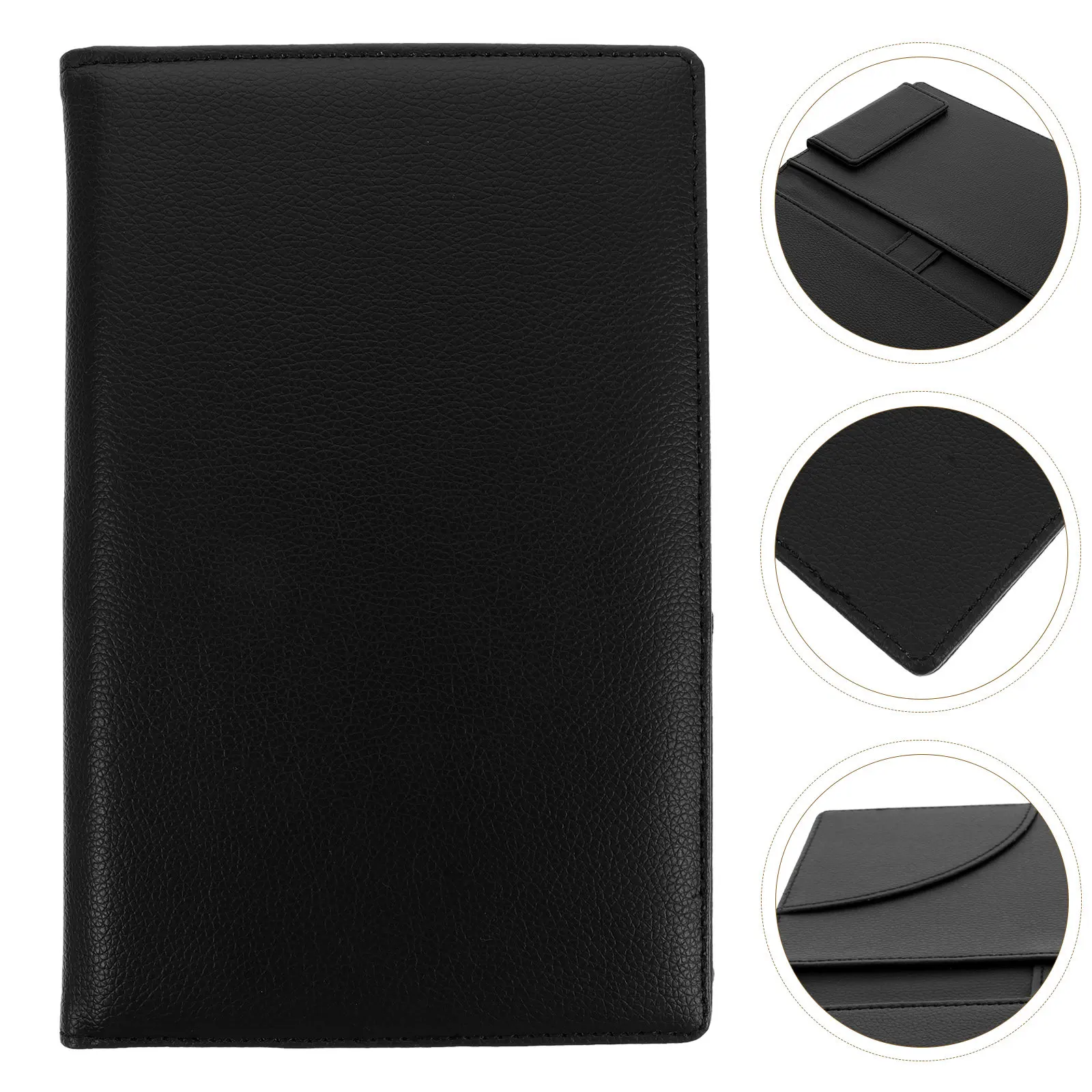 

Exquisite Restaurant Menu Book Check Book Holder Portable Check Card Board Simple Inner Page Replacement Menu Display