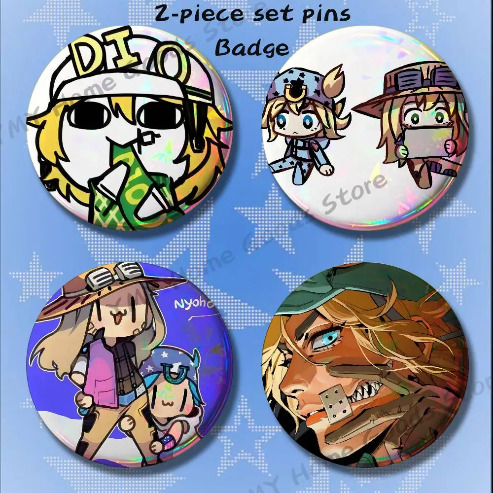 Cartoon D-Diego Cute 2-piece set Free Mix Backpack Clothes Jewelry Accessories Round Badge Collection Gifts
