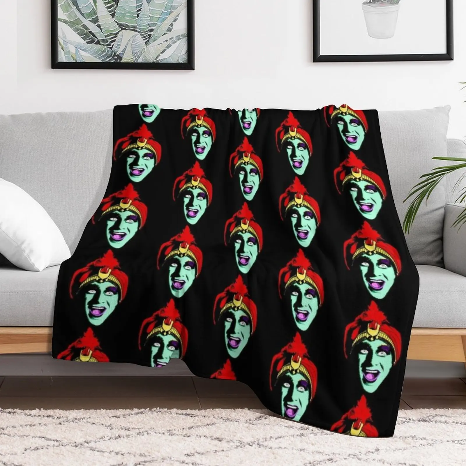 pee-wees-playhouse, 80s, jambi, peewee, pee wee herman, pee wees big adventure Throw Blanket Single Hairys Blankets