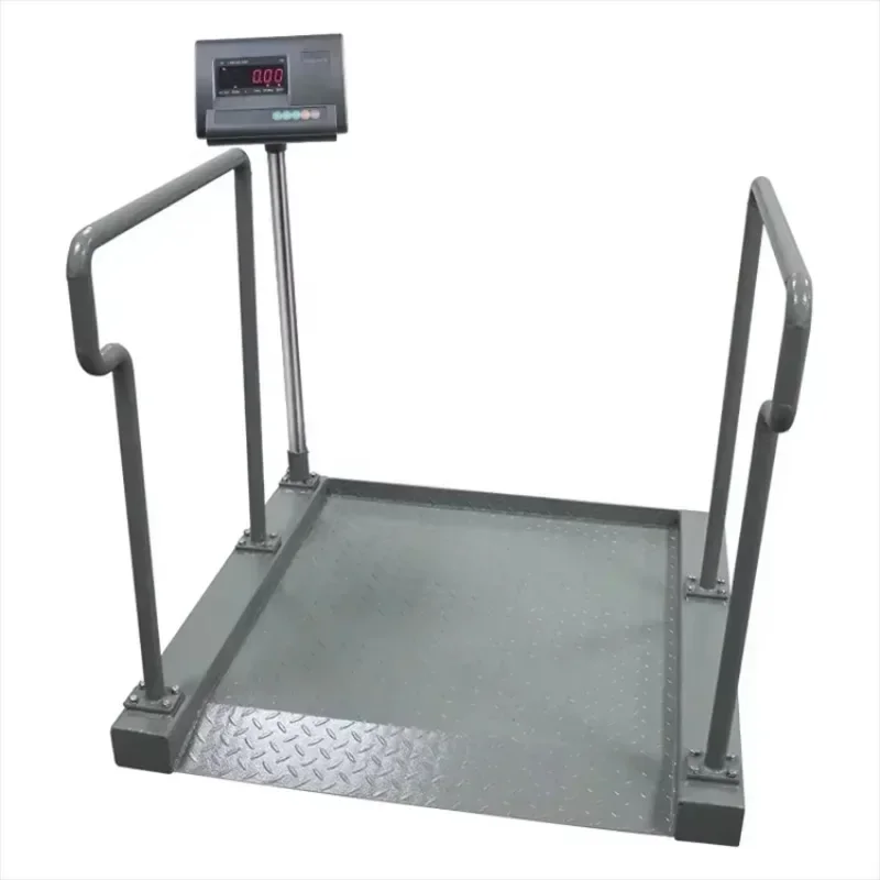 Weighing 300Kg Health Human Use Weighing Principle Hospital Adult Mechanical Weight Height Dialysis Wheelchair Scale