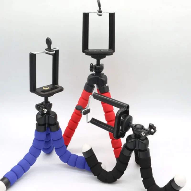 RP01-D Octopus Tripod For Phone Mobile Camera Holder Clip Smartphone Monopod Tripe Stand Octopus Mini Tripod Stativ For Phone