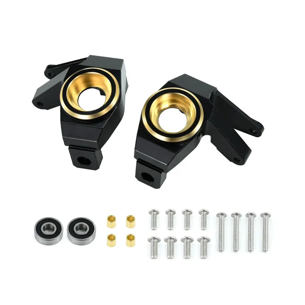 

Brass CNC Steering KnuckleSet For SCX6 AXI05000 Jeep Wrangler AXI05001 Trail Honcho 1/6 RC Car