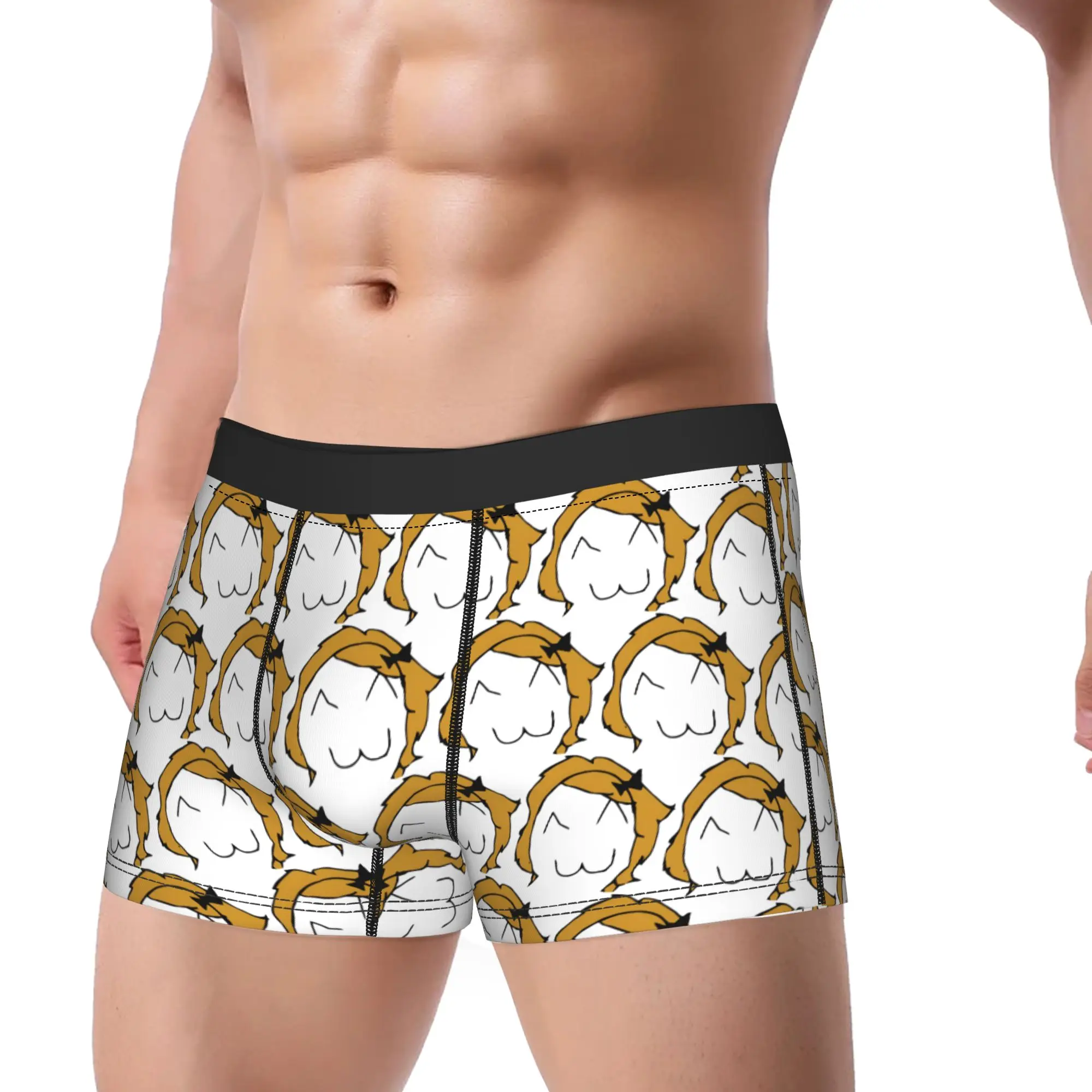 Derpina Rage Guy Funny Underwear  Custom Trunk Hot Sale Male Underpants Elastic Shorts Briefs Gift Idea