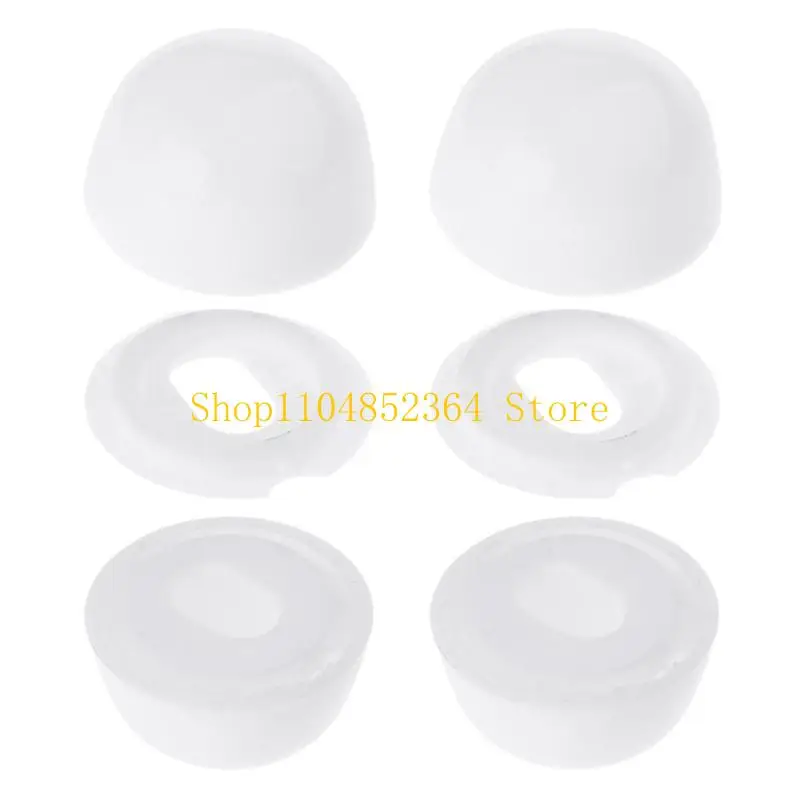 

652F Modern Screw Caps For Bathroom Fixtures Plastic Decorative Covers Hide Toilet Sink Bolts Simple Installation for Home