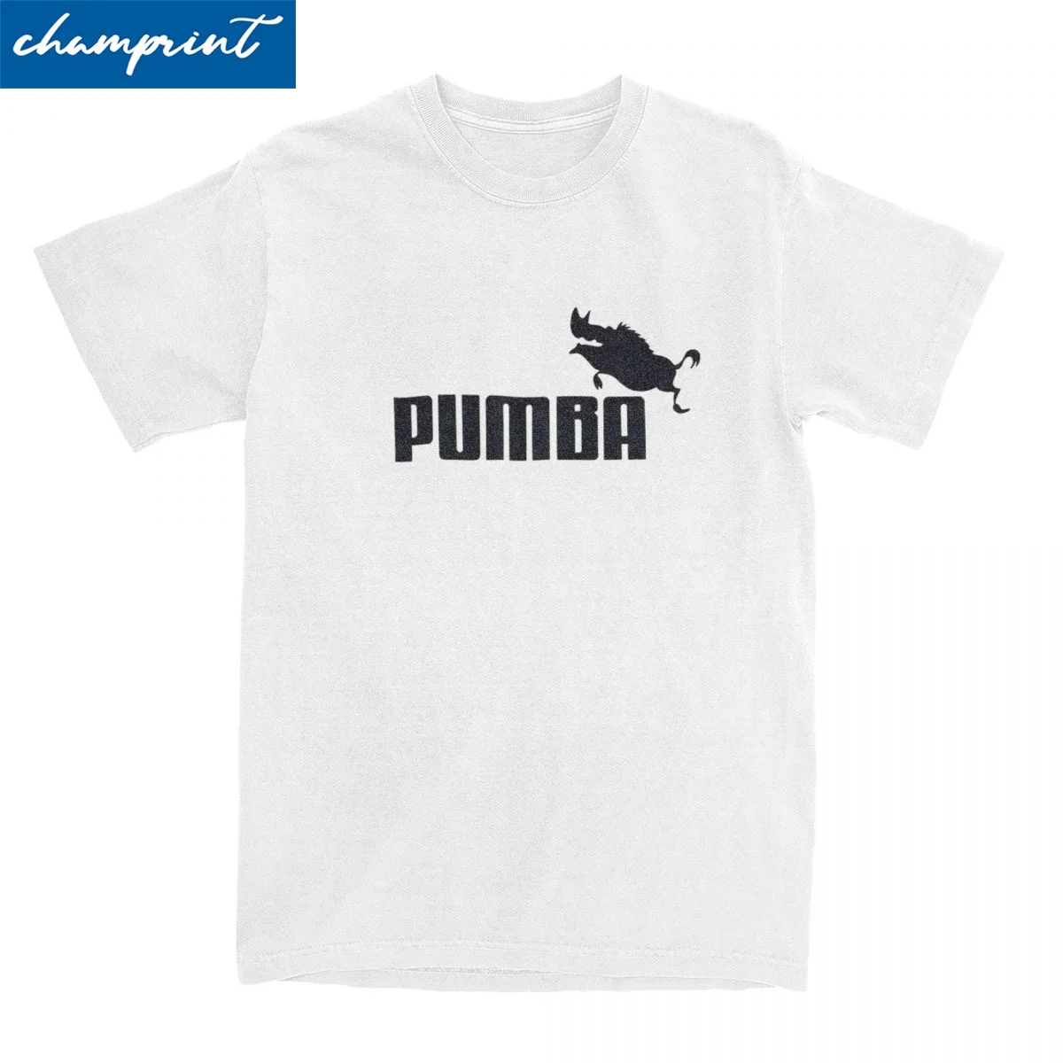 Pumba Cool T Shirt for Men Women Pure Cotton Novelty T-Shirt Crewneck Tees Short Sleeve Clothes Plus Size