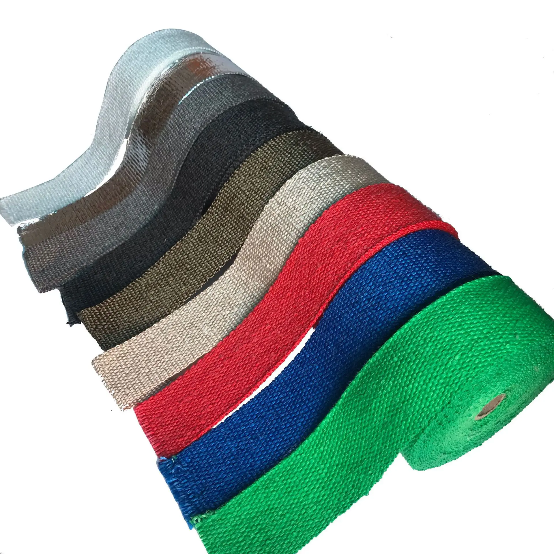 5cm * 1,5m 900-1200 Grad Hochtemperaturbeständiges Glasfaser-Autoauspuff-Isolierband