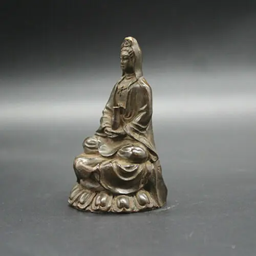 Chinese Tibet Buddha Bronze statue old copper Guanyin statue