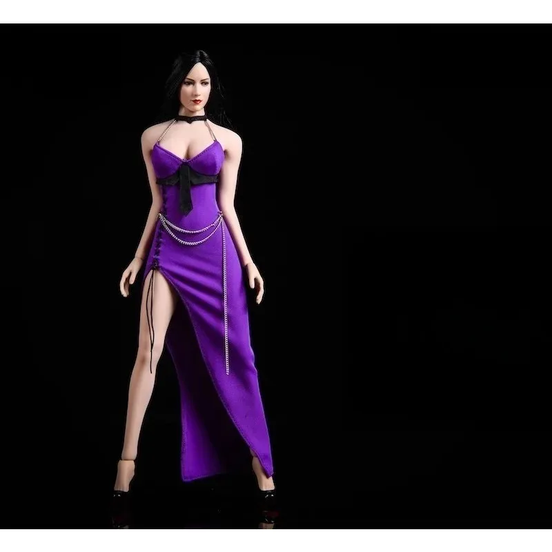 在庫あり 1/6 パーティーイブニングドレス バックレス ハイフォーク 3色展開 12インチ女性兵士フィギュア用衣装 PH TBLドール