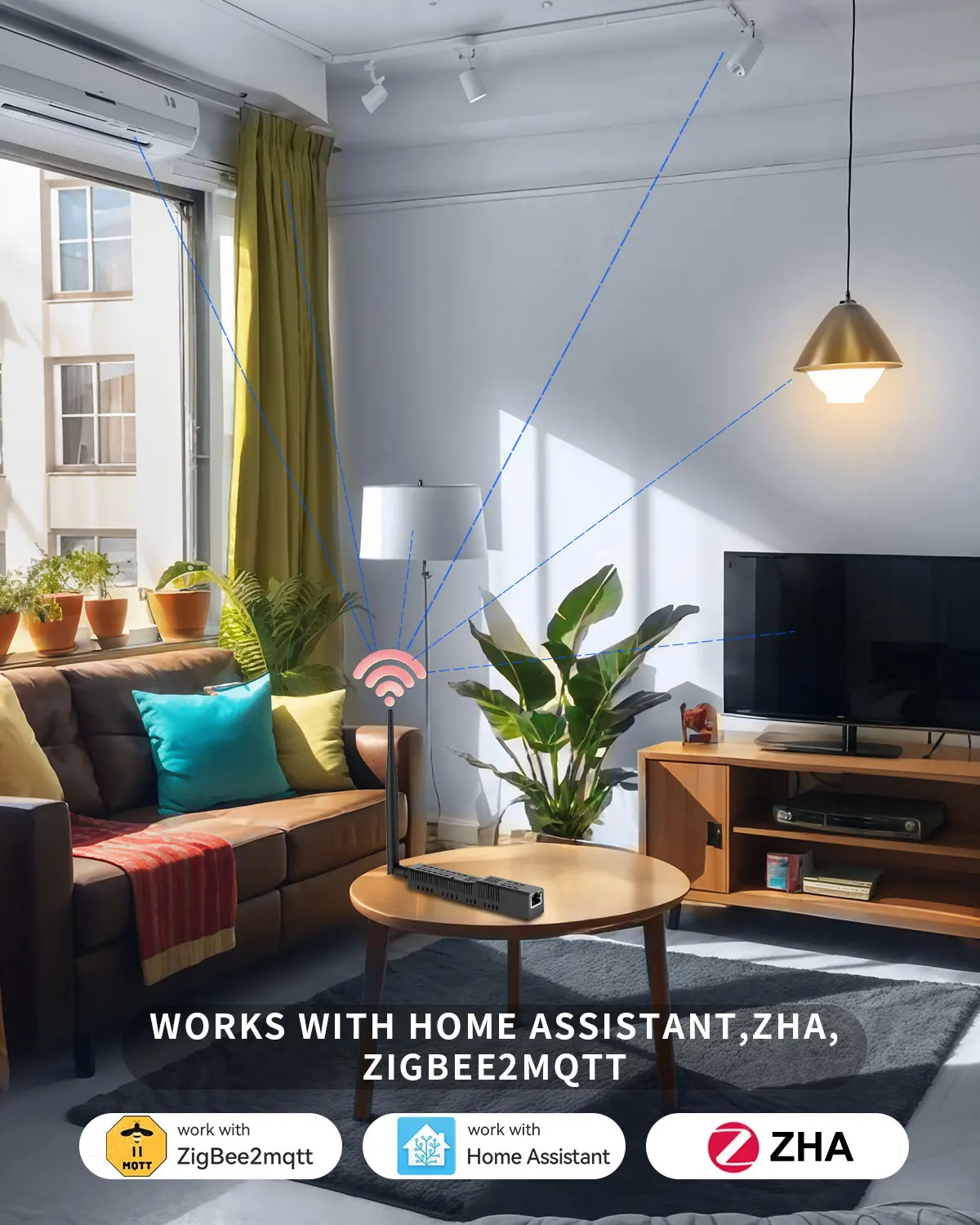 Zigbee 3.0 SLZB-06 No POE BASED CC2652P to Ethernet,WiFi and USB gateway coordinator works with ZHA, Home Assistant, Zigbee2MQTT