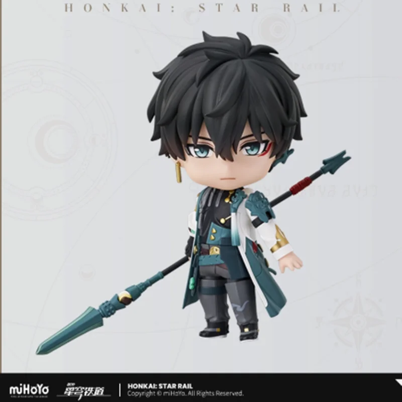 Anime Honkai: Star Rail Train Action Figure, Boneca Raiden Heng, Modelo de Brinquedo, Bonito Cosplay Adereços, Fit OB11 Estátua, Novo