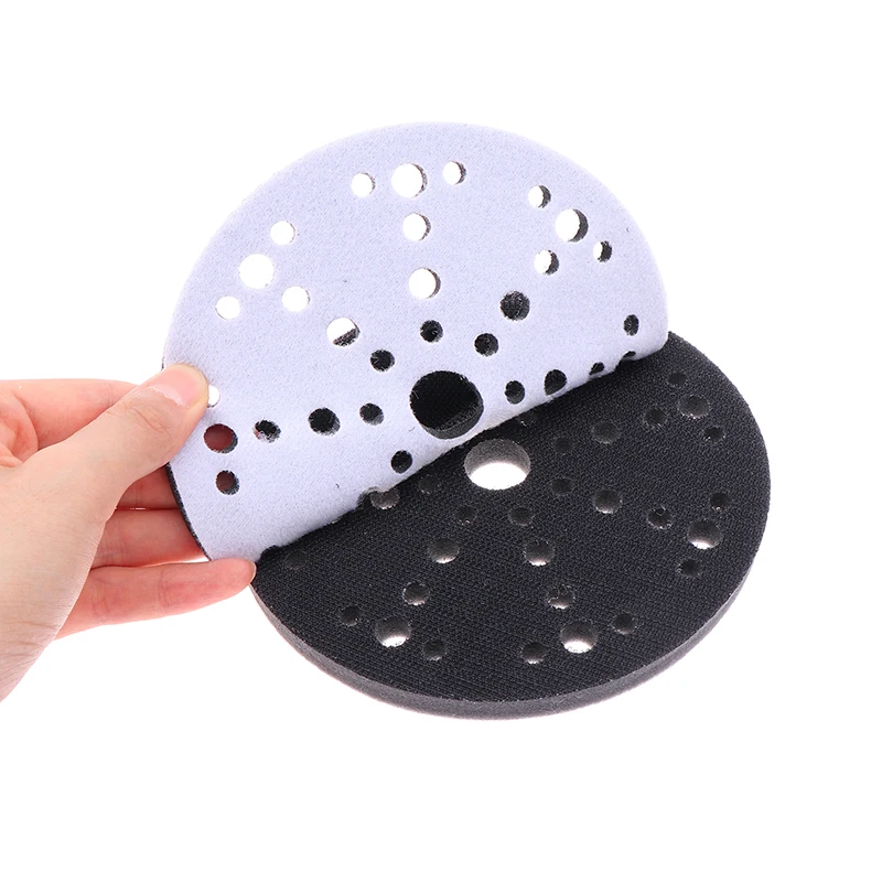 6Inch 150mm 48-Holes 5mm Soft Sponge Interface Pad For Backing Pads Buffer Sander Polisher Tools Accessories