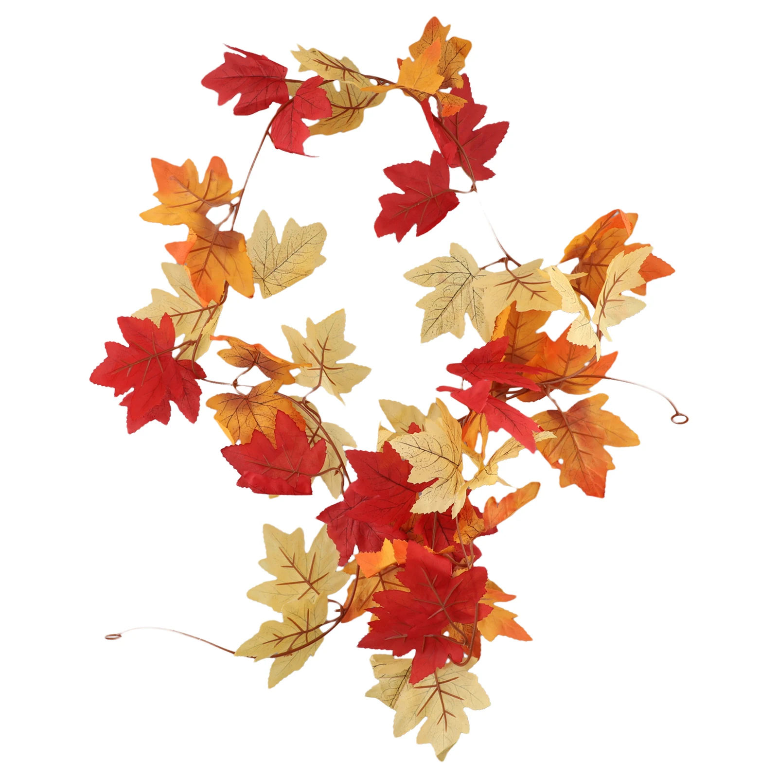 Künstliche Blätter Herbst Blatt Girlande hängende Ranken Blumen Seide gefälschte Pflanze für Halloween Weihnachten Hochzeit Party Home Dekoration – Detail 6