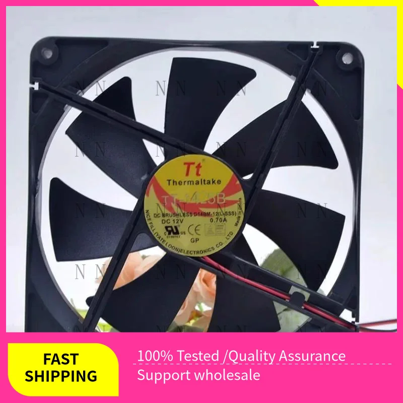 

QGG FOR Blower Cooling Fan TT-1425B L-SSS D14BM-12 DC12V 140*140*25mm Double Ball