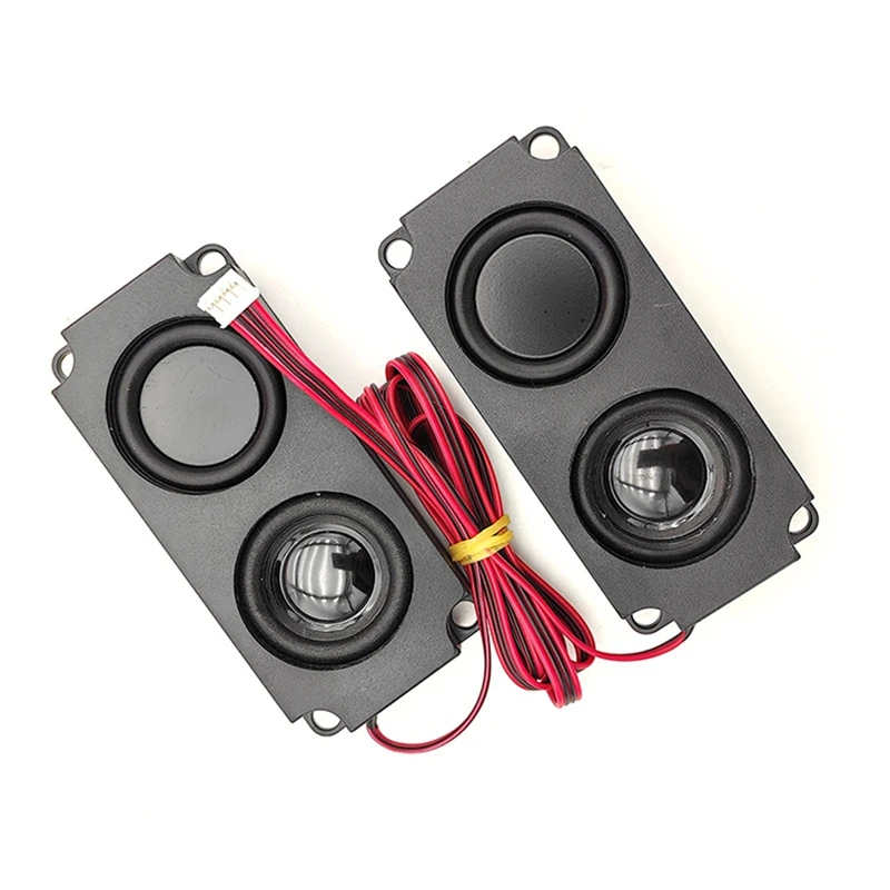 2Pcs Compact Square Speakers Sound System 45100 Speaker Ideal For Home Audio & Portable Use-B12B