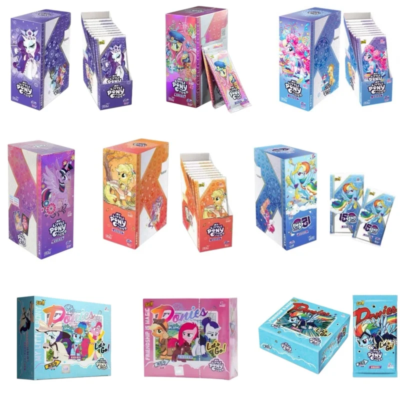 

Genuine KAYOU Original Box My Little Pony Card Cute Funny Party Friendship Eternal Cards SGR Princess Anime Collectible Cards