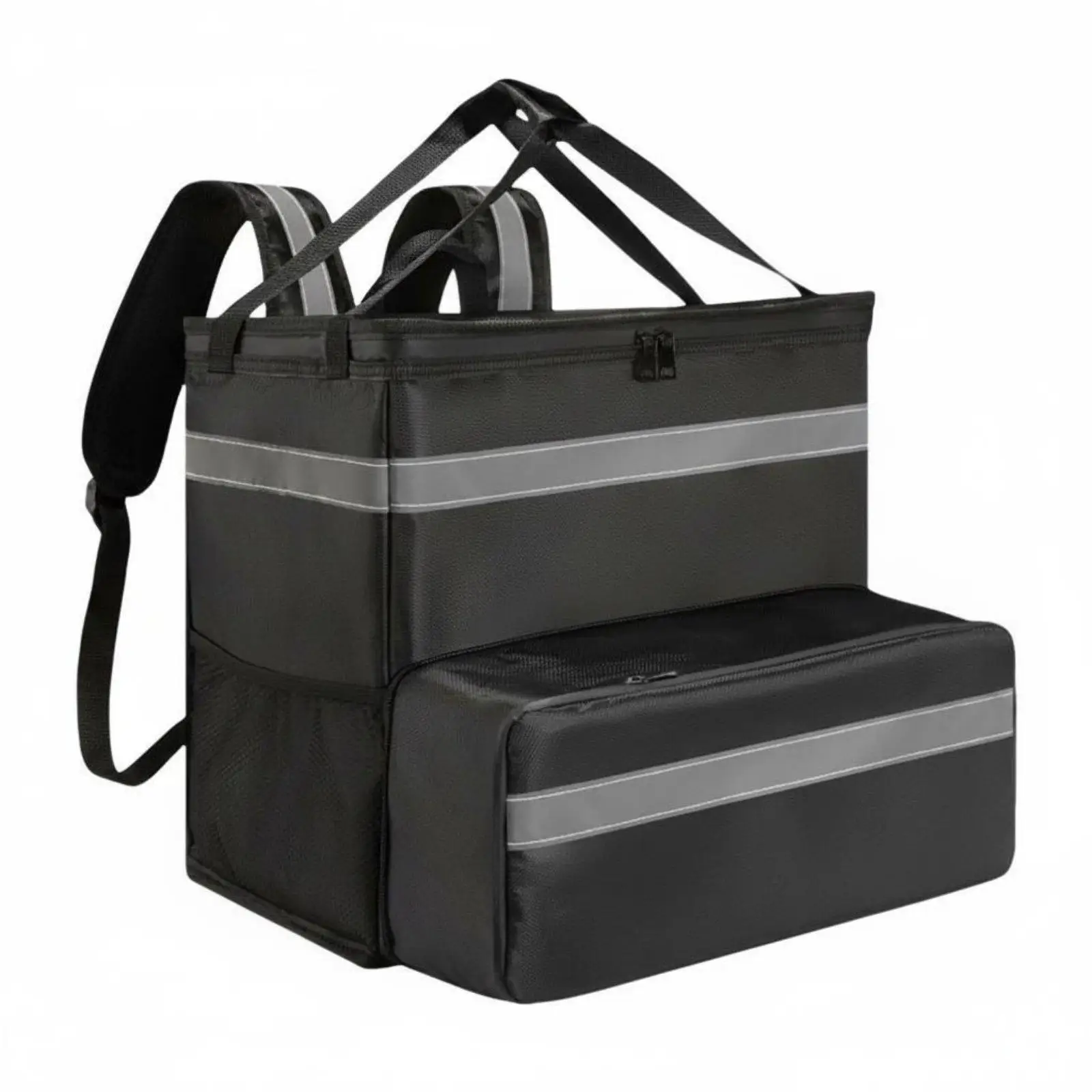 Insulated Delivery Backpack Heat Preservation Soft Insulated Backpack Cold Retention Portable Chilled Bag for Vendors, Campers,