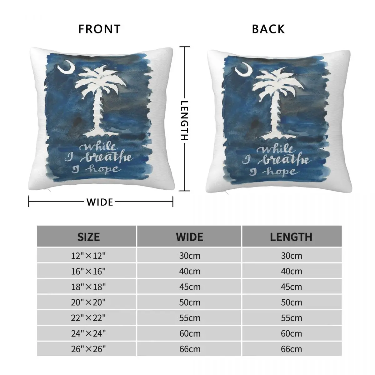South Carolina Flag And Motto Square Pillowcase Polyester Linen Velvet Creative Decorative Pillow Case Sofa Cushion Cover 45x45