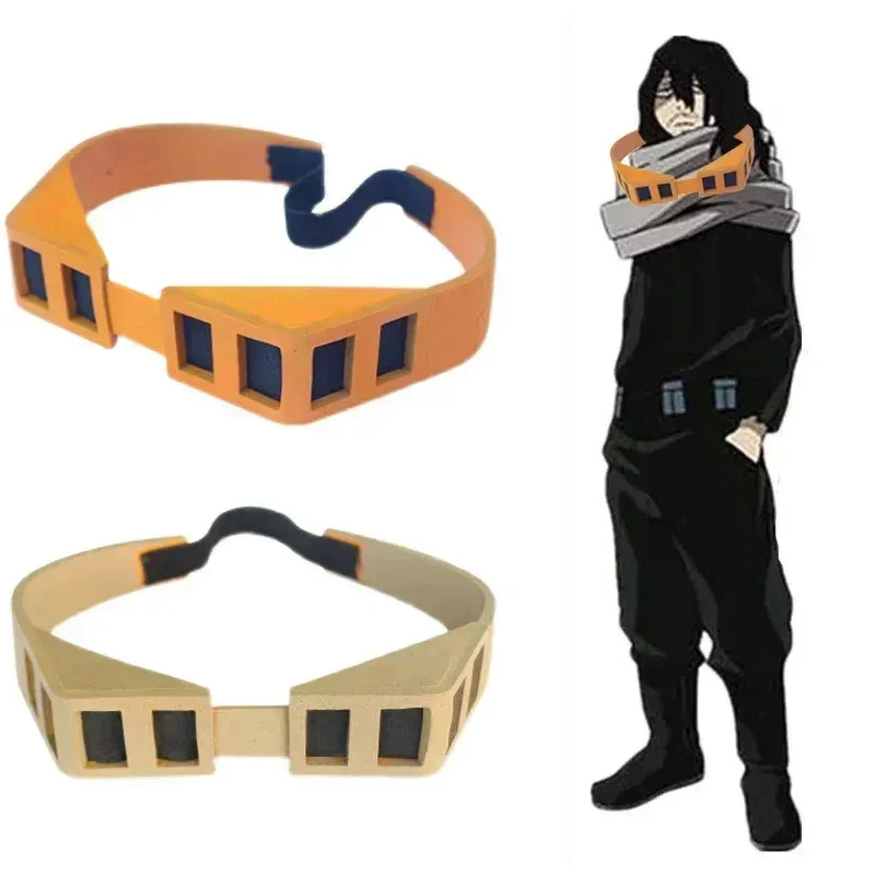 Lyou 2025 أنيمي بلدي Boku No Hero Academia Shouta Aizawa الرجال تأثيري الدعائم أغطية الرأس نظارات ممحاة الرأس ★ ★ ★   كك.