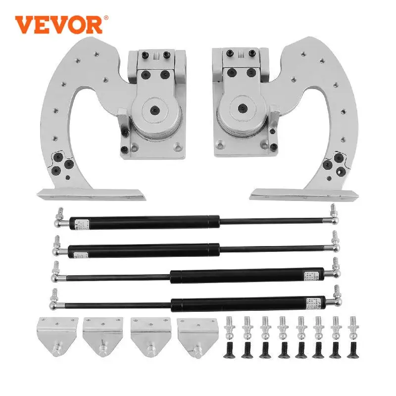 VEVOR 2PCS Vertical Door Hinges Bolt Kit Adjustable 90 Degrees Compatible with Lambo Chevrolet Nissan Mazda Ford Subaru Toyota