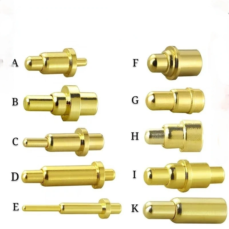 Magnetic Spring Thimble Current Pin Pogopin Conductive Contact Spring Probe Pin Telescopic Elastic Copper Thimble